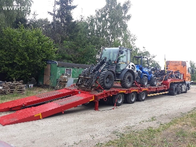Transport maszyn 24 ton , pomoc drogowa, laweta Poznań Wielk