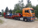 Transport niskopodwoziowy, Podczołgówa, Transport Maszyn